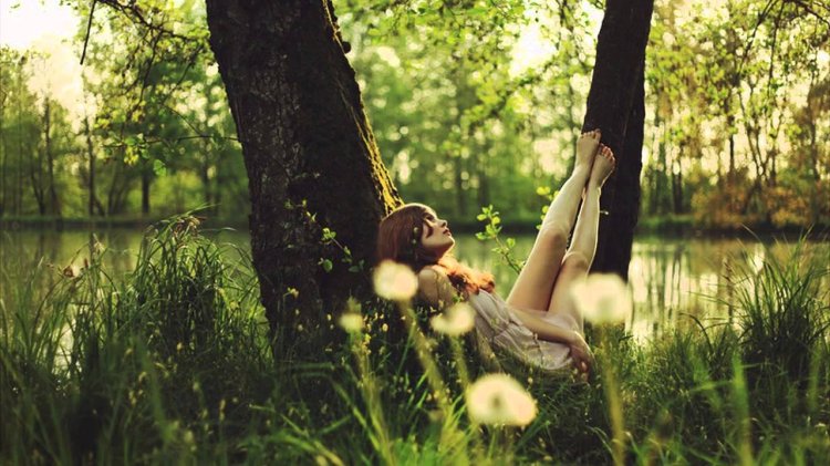 Photoshoot in the forest