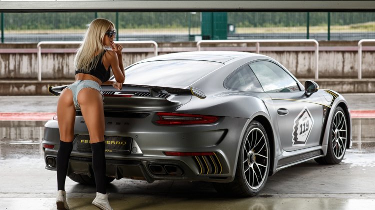 Maria Ryabushkina cars Porsche