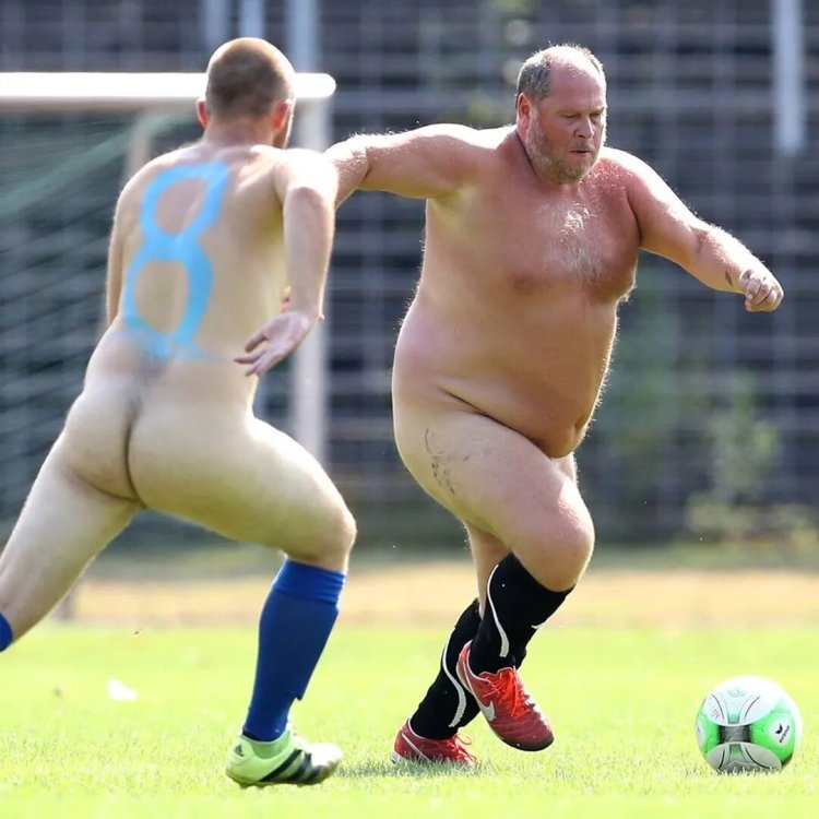 Male football naked