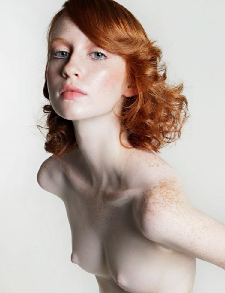 Naked women with red hair