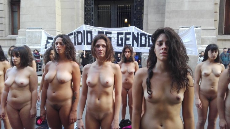 The parade of naked women