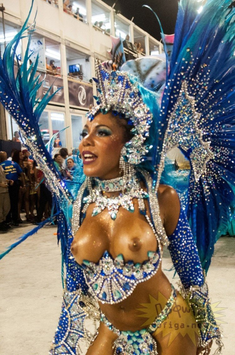 Naked on the Brazilian carnival