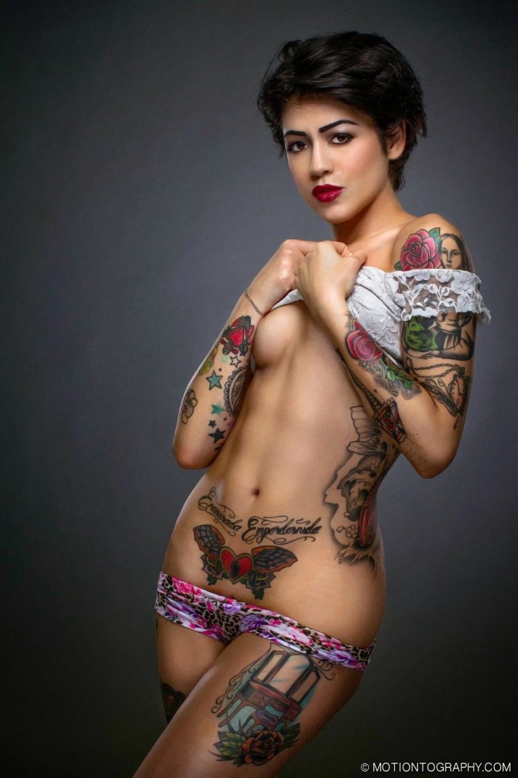 Naked women with tattoos