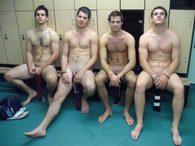 Men's locker room naked guys