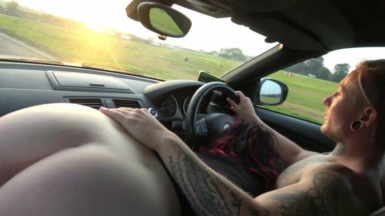 In the car porn